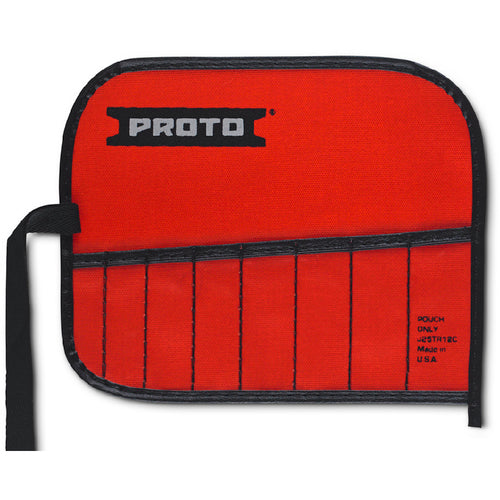 Proto Red Canvas 8-Pocket Tool Roll - USA Tool & Supply