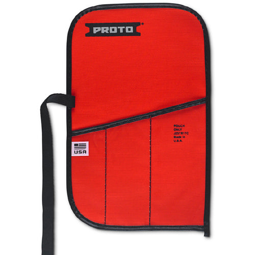Proto Red Canvas 3-Pocket Tool Roll - USA Tool & Supply