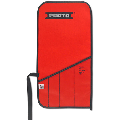 Proto Red Canvas 4-Pocket Tool Roll - USA Tool & Supply