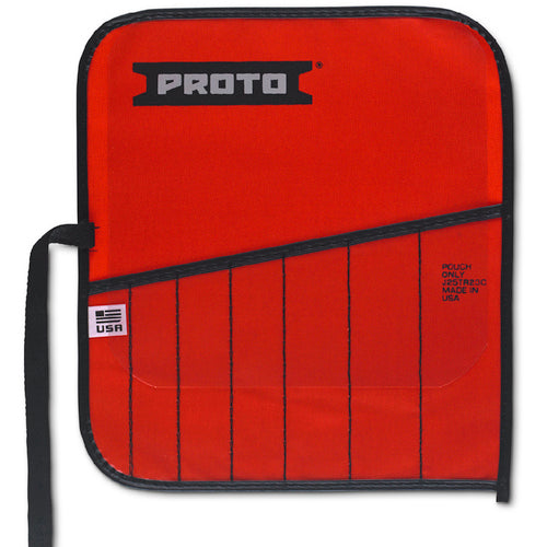 Proto Red Canvas 7-Pocket Tool Roll - USA Tool & Supply