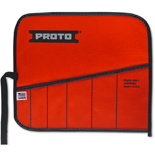 Proto Red Canvas 6-Pocket Tool Roll - USA Tool & Supply