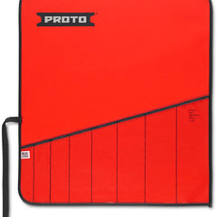 Proto Red Canvas 8-Pocket Tool Roll - USA Tool & Supply