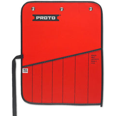 Proto Red Canvas 7-Pocket Tool Roll - USA Tool & Supply