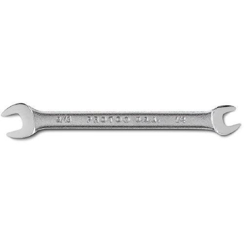 Proto Satin Open-End Wrench - 1/4″ × 5/16″ - USA Tool & Supply