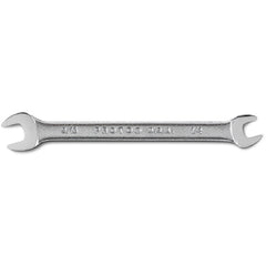 Proto Satin Open-End Wrench - 1/4″ × 5/16″ - USA Tool & Supply