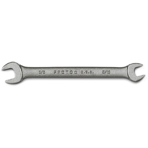 Proto Black Oxide Open-End Wrench - 5/16″ × 3/8″ - USA Tool & Supply