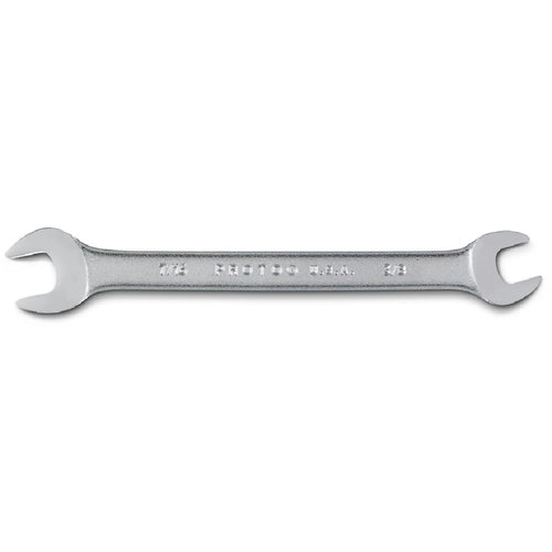 Proto Satin Open-End Wrench - 3/8″ × 7/16″ - USA Tool & Supply