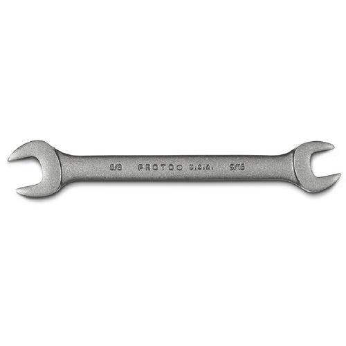 Proto Black Oxide Open-End Wrench - 9/16″ × 5/8″ - USA Tool & Supply