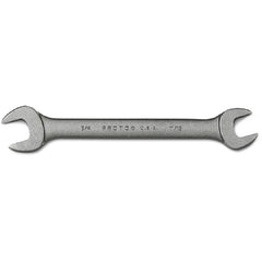 Proto Black Oxide Open-End Wrench - 11/16″ × 3/4″ - USA Tool & Supply