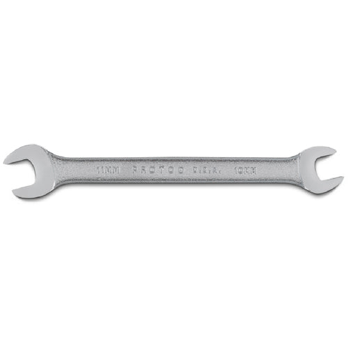 Proto Satin Open-End Wrench - 10 mm × 11 mm - USA Tool & Supply