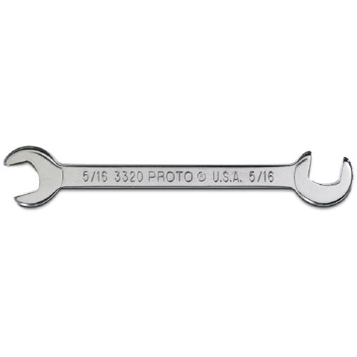 Proto Short Satin Angle Open-End Wrench - 5/16″ - USA Tool & Supply