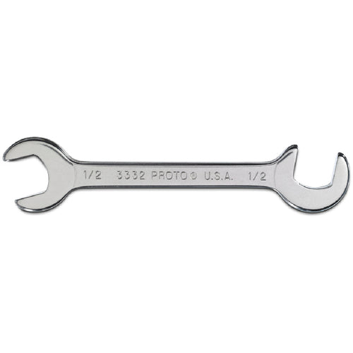 Proto Short Satin Angle Open-End Wrench - 1/2″ - USA Tool & Supply