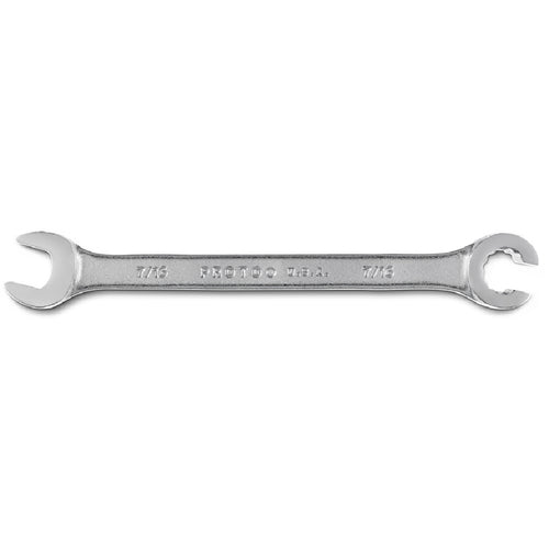 ‎Proto Satin Combination Flare Nut Wrench 7/16″ - 12 Point - USA Tool & Supply