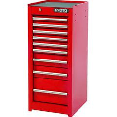 Proto® 440SS Side Cabinet - 9 Drawer, Black - USA Tool & Supply