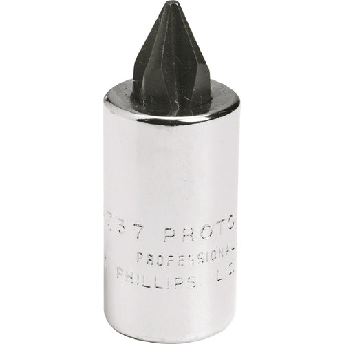 Proto 1/4″ Drive Phillips Screwdriver Bit Socket - # 2 - USA Tool & Supply