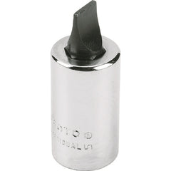 ‎Proto 1/4″ Drive Slotted Screwdriver Bit Socket - 1/4″ - USA Tool & Supply