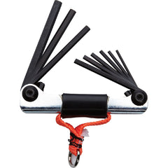 Proto Tether-Ready 9 Piece Folding Hex Key Set - USA Tool & Supply