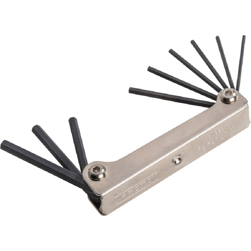 ‎Proto 9 Piece Folding Hex Key Set: 5/64-1/4″ - USA Tool & Supply