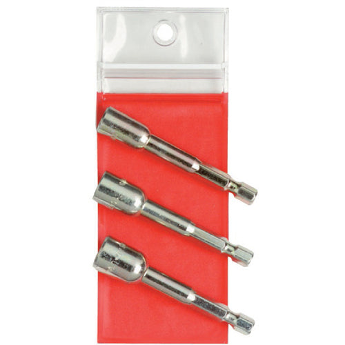 ‎Proto 3 Piece Nut Setter Set - 1/4″ Hex Shank - USA Tool & Supply