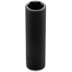 ‎Proto 1/4″ Drive Deep Impact Socket 5 mm - 6 Point - USA Tool & Supply