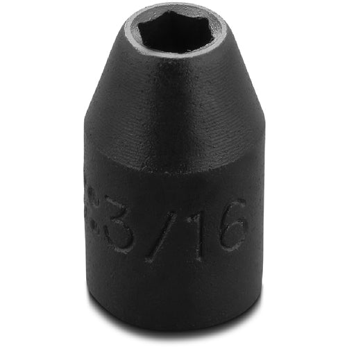 ‎Proto 1/4″ Drive Impact Socket 9/16″ - 6 Point - USA Tool & Supply