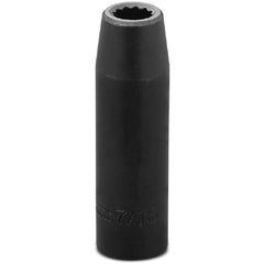 ‎Proto 1/2″ Drive Deep Impact Socket 7/16″ - 12 Point - USA Tool & Supply