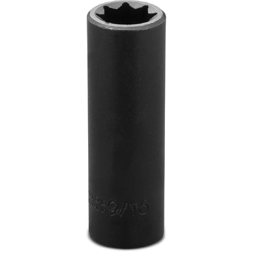 ‎Proto 1/2″ Drive Deep Impact Socket 9/16″ - 8 Point - USA Tool & Supply
