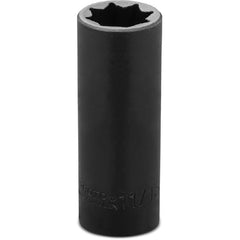 ‎Proto 1/2″ Drive Deep Impact Socket 11/16″ - 8 Point - USA Tool & Supply