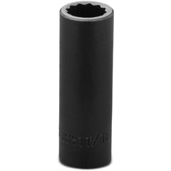 ‎Proto 1/2″ Drive Deep Impact Socket 11/16″ - 12 Point - USA Tool & Supply