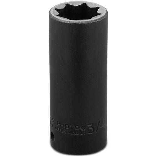 ‎Proto 1/2″ Drive Deep Impact Socket 3/4″ - 8 Point - USA Tool & Supply