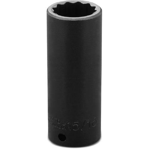 ‎Proto 1/2″ Drive Deep Impact Socket 15/16″ - 12 Point - USA Tool & Supply