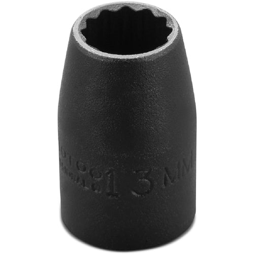 ‎Proto 1/2″ Drive Thin Wall Impact Socket 13 mm - 12 Point - USA Tool & Supply