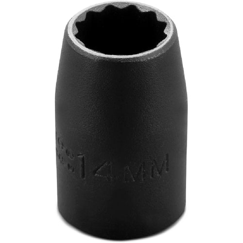 ‎Proto 1/2″ Drive Thin Wall Impact Socket 14 mm - 12 Point - USA Tool & Supply