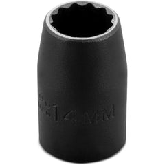 ‎Proto 1/2″ Drive Thin Wall Impact Socket 14 mm - 12 Point - USA Tool & Supply