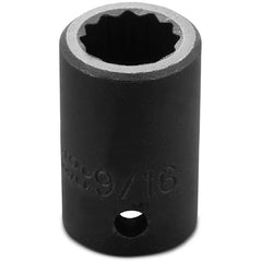 ‎Proto 1/2″ Drive Impact Socket 9/16″ - 12 Point - USA Tool & Supply