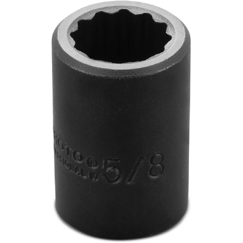 ‎Proto 1/2″ Drive Impact Socket 5/8″ - 12 Point - USA Tool & Supply