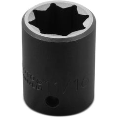 ‎Proto 1/2″ Drive Impact Socket 11/16″ - 8 Point - USA Tool & Supply