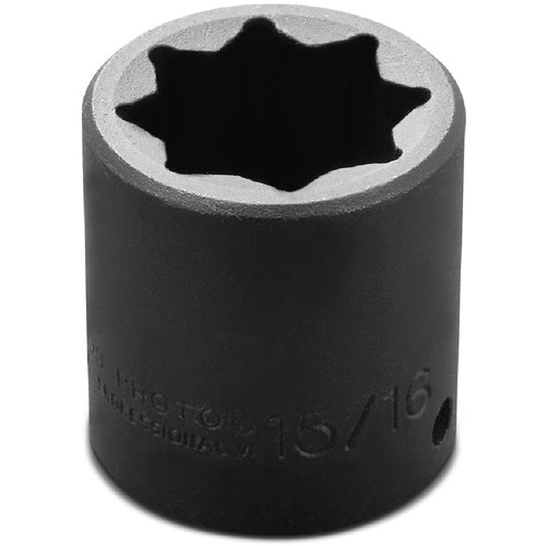 ‎Proto 1/2″ Drive Impact Socket 15/16″ - 8 Point - USA Tool & Supply