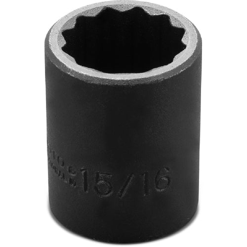 ‎Proto 1/2″ Drive Impact Socket 15/16″ - 12 Point - USA Tool & Supply