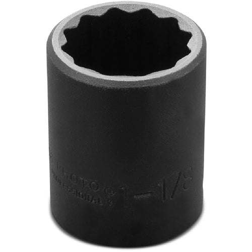 ‎Proto 1/2″ Drive Impact Socket 1-1/8″ - 12 Point - USA Tool & Supply