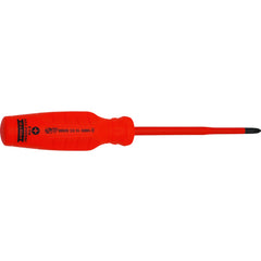 Proto VDE Insulated Phillips Screwdriver- #2 × 5″ - USA Tool & Supply