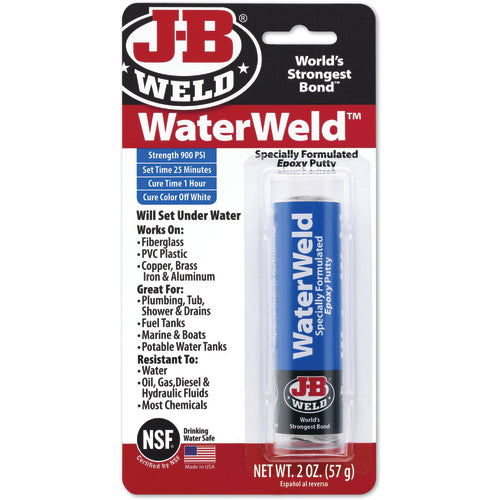 J-B Weld WaterWeld Epoxy Putty - USA Tool & Supply