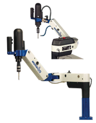 Vertical/Horiz Electric Tapping Machine; 0-3/8" Range - USA Tool & Supply