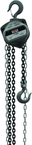 S90-100-20, 1-Ton Hand Chain Hoist with 20' Lift - USA Tool & Supply