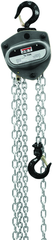 L-100-100WO-20, 1 Ton Hand Chain Hoist with 20' Lift & Overload Protection - USA Tool & Supply