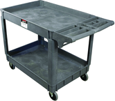 Service Cart - 31-1/8 x 17-1/8'' 2 Shelves 550 lb Capacity - USA Tool & Supply