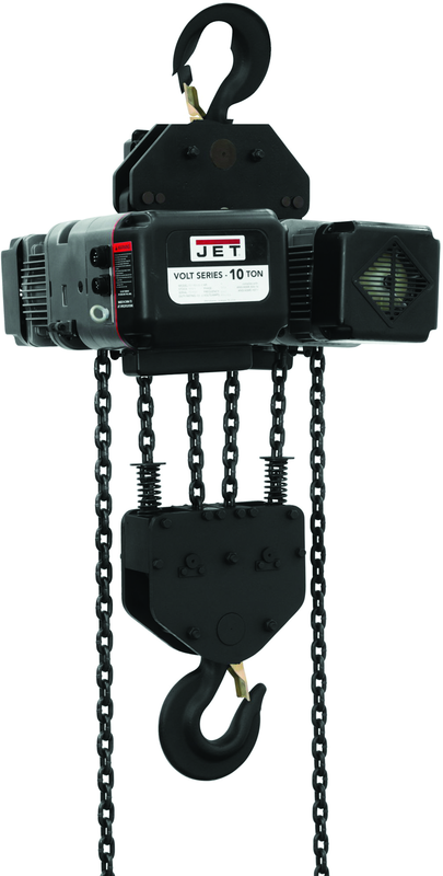 10AEH-34-15, 10-Ton VFD Electric Hoist 3-Phase with 15' Lift - USA Tool & Supply