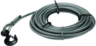 WR-75A WIRE ROPE 5/16X66' WITH HOOK - USA Tool & Supply