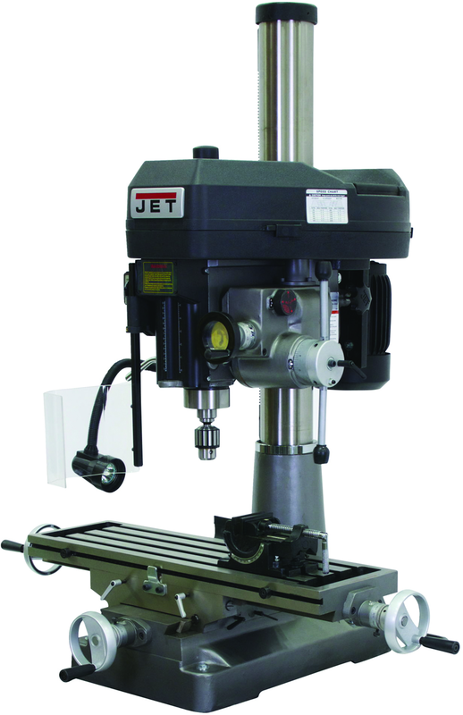 JMD-18PFN Mill/Drill With Power Downfeed 115/230V 1PH - USA Tool & Supply