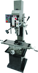 JMD-45VSPFT Variable Speed Geared Head Square Column Mill Drill with Power Downfeed - USA Tool & Supply